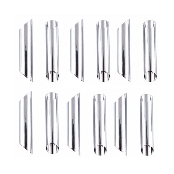 Commercial 5 in Tebery Stainless Steel Cannoli Tube Set 83346
